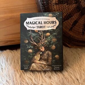 Magical Hours Tarot Deck - Forest Green & Gold Box